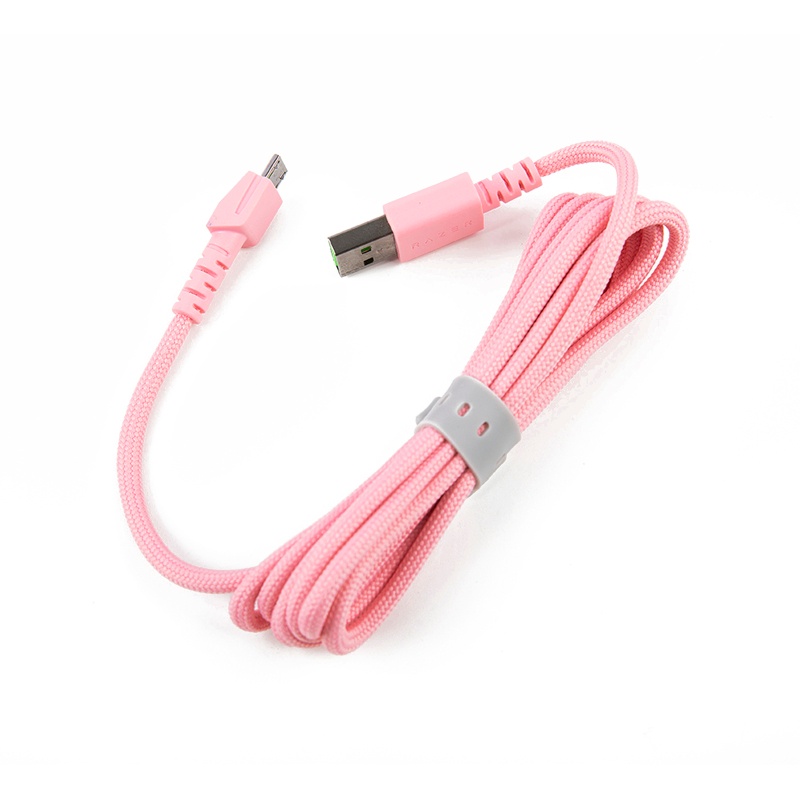 Cre Kabel Audio 2m Warna Pink Untuk Headset Gaming Kraken BT Kitty