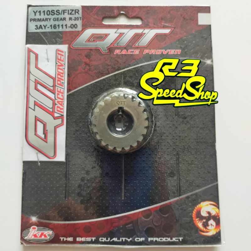 Gigi Gir Rasio Ratio Primer Primary Drive Gear QTT F1ZR Full Clutch IKK QTT 20 T