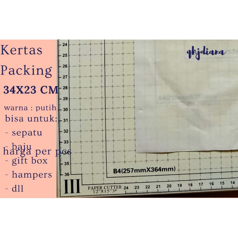 

kertas packing murah kertas packaging olshop kertas doorslag kertas accesoris wrap paper k3423