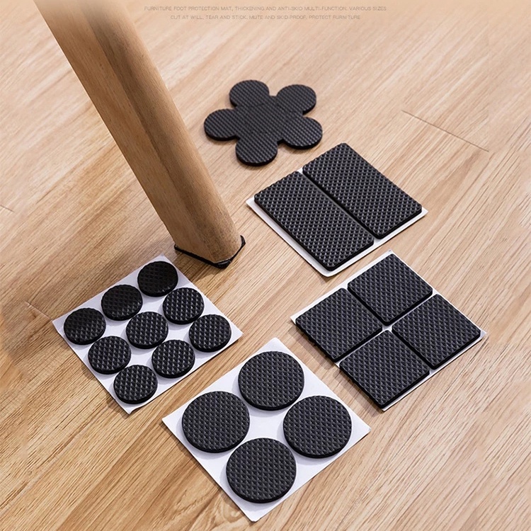 12/30/48Pcs Self-adhesive Furniture Leg Feet Rug Pads / Thickening Non-slip Mat for Chair Floor Protectors