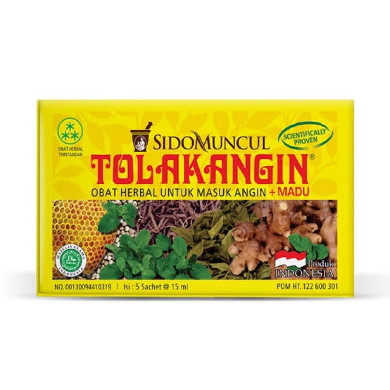 TOLAK ANGIN PLUS MADU BOX 12 PCS SACHET TERMURAH