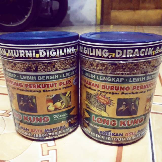 Longkung pakan burung perkutut