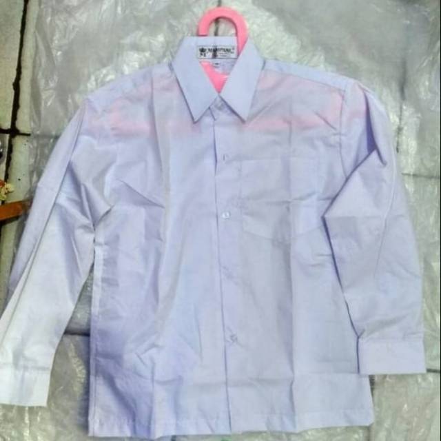 Seragam sekolah polos putih(Mampank)