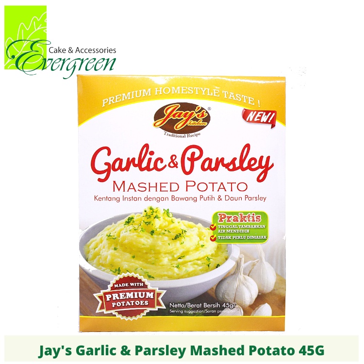 

Jay's Garlic and Parsley Mashed Potato 45G