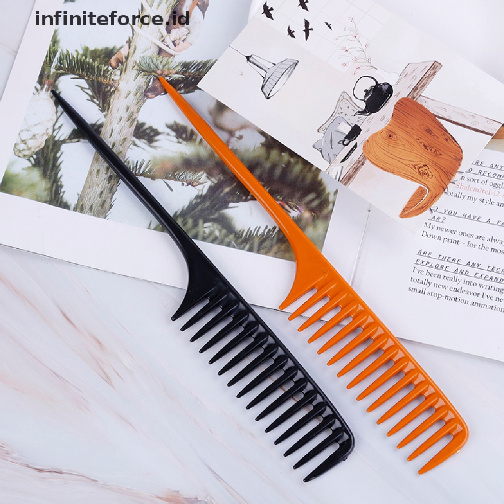 1pc Sisir Rambut Model Gigi Lebar Untuk Salon