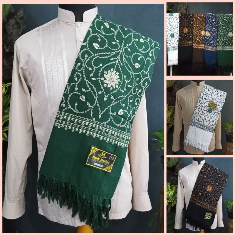 SORBAN BATIK MOTIF KASMIRI Sorban habib umar BAHAN RAYON HALUS