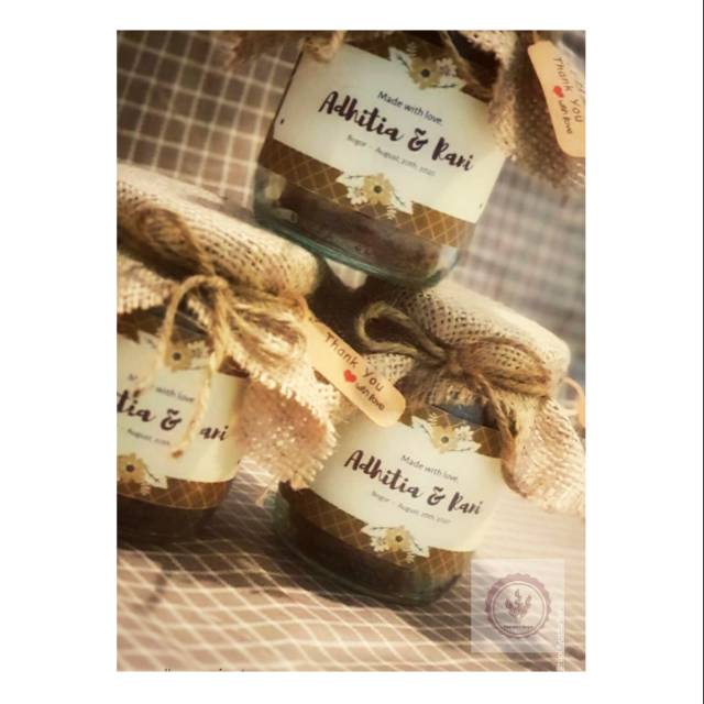 

Hampers Cookies Jar Souvenir Wedding/Pernikahan