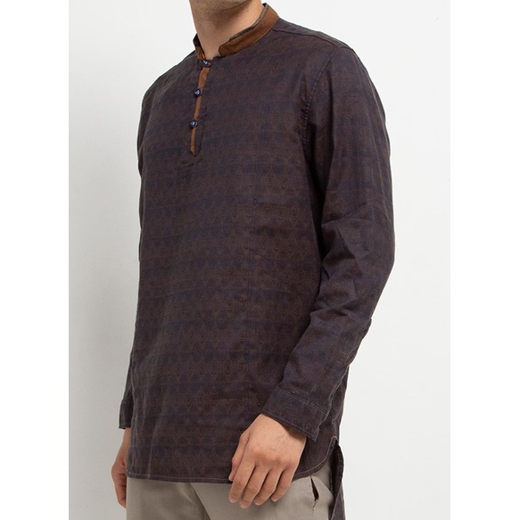 Kemeja Koko Kurta Emba Jeans Dark Chocolate