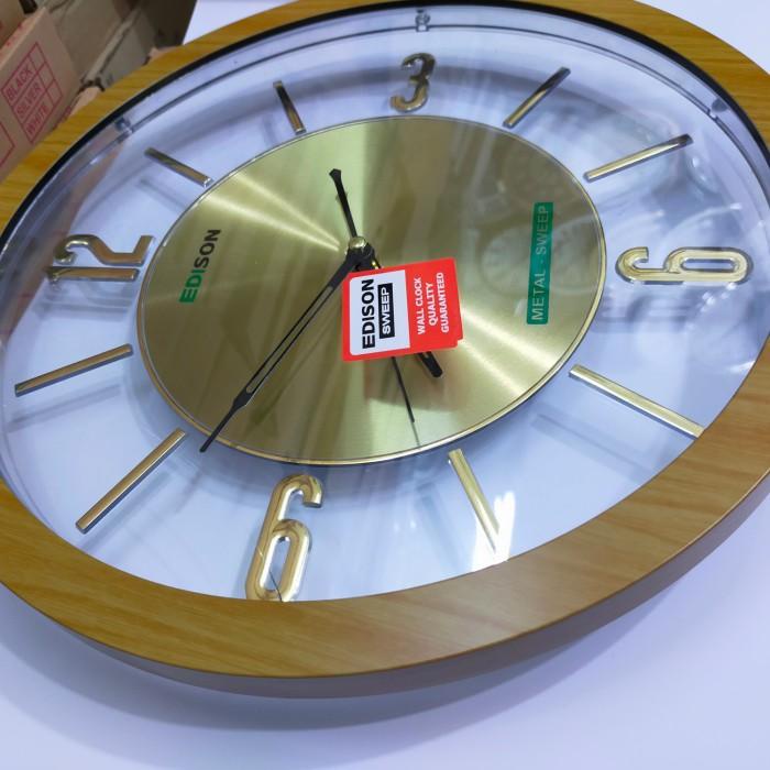 jam dinding edison 3381 coklat
