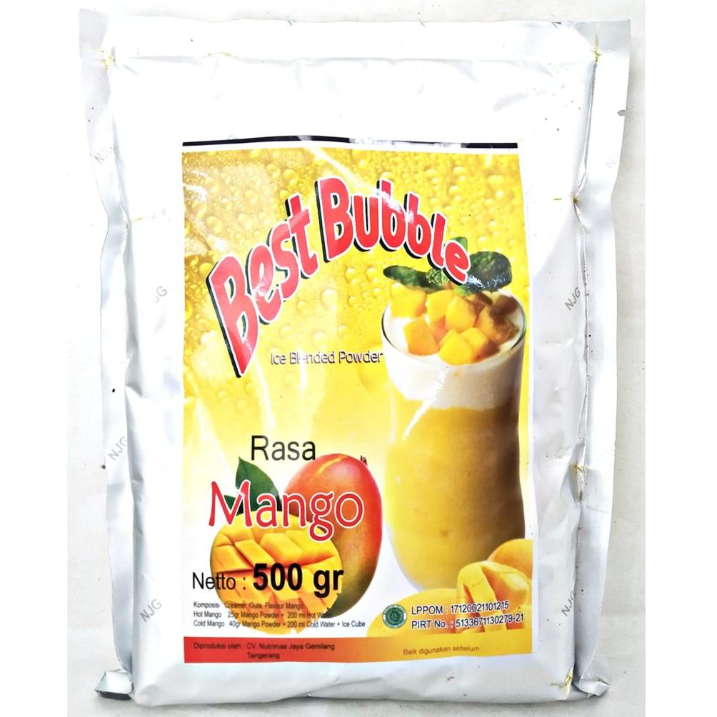 

[KODE PRODUK ML0UW9735] Serbuk Minuman Best Bubble Kemasan 500gr