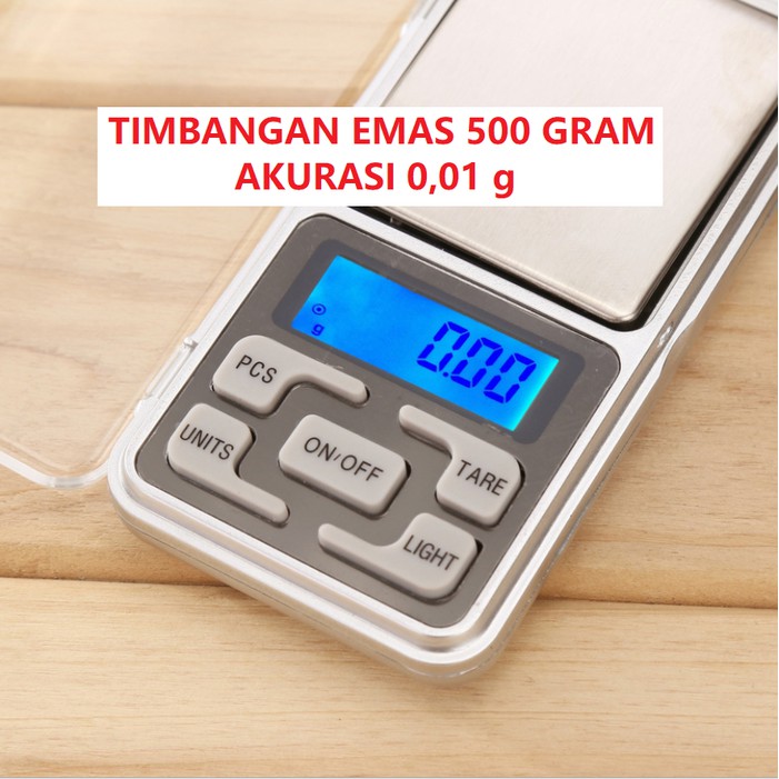 [ 500Gr / 0.01] Timbangan Emas Digital Pocket Scale 0,01 / 500 Gram