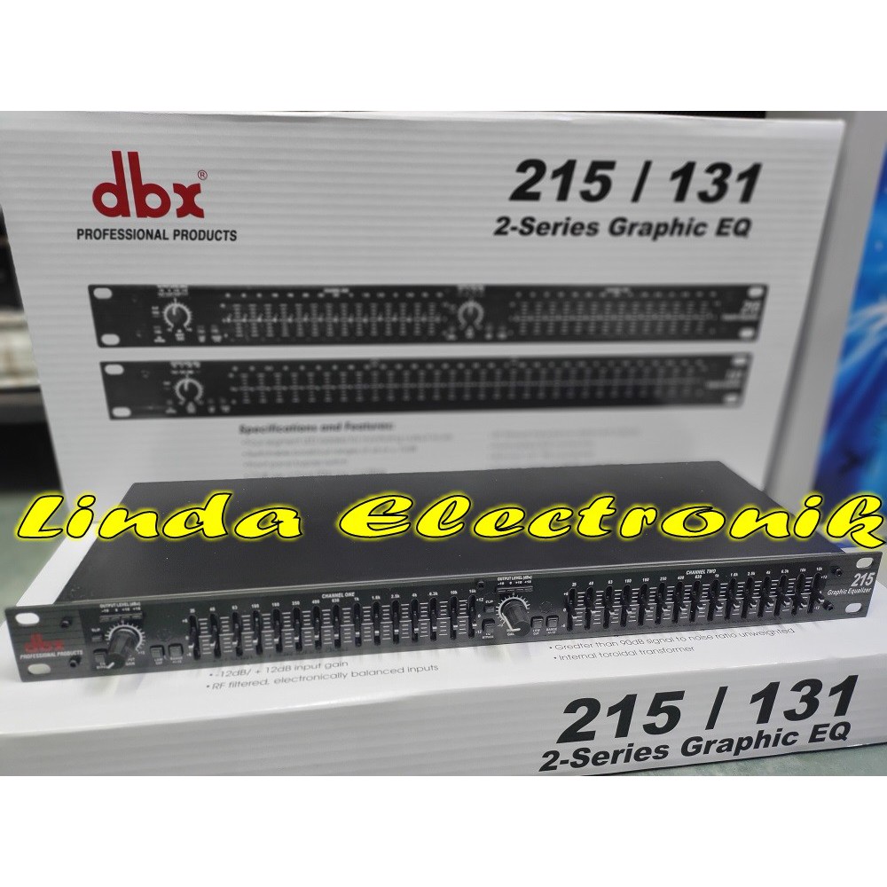 EQUALIZER DBX 215 + SUBWOOFER GRADE A++ NEW INCLUDE SUB OUT