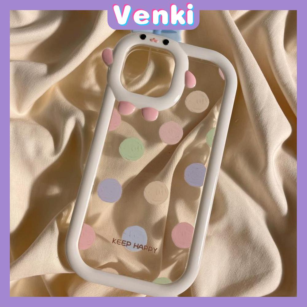 iPhone Case Silicone Soft Case Clear Case Airbag Shockproof Protection Camera Bright Feeling Dot Cute Compatible with For iPhone 11 Pro Max 13 Pro Max 12 Pro Max 7Plus xr XS Max