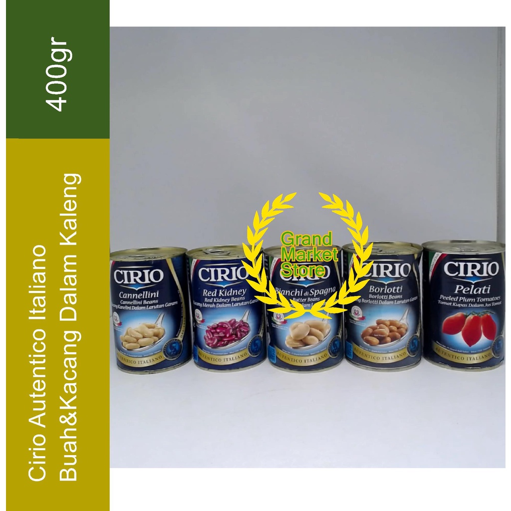 

Cirio Kacang Dalam Kaleng 400 gram
