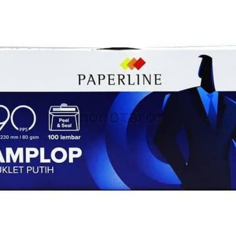 

Amplop Putih Paperline 90 ( isi 100 lbr ) 110*230mm