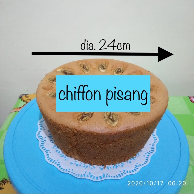 

Chiffon pisang ceres homemade