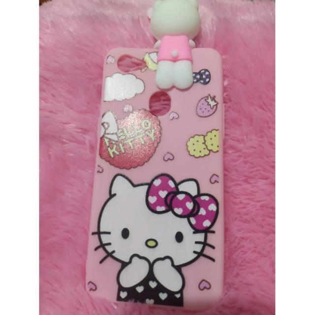 Panjat softcase hello Kitty Oppo f7