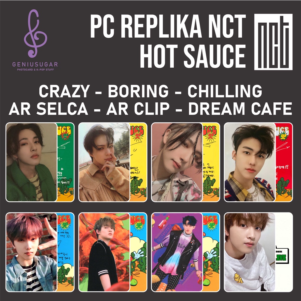 [REPLIKA NCT DREAM] PHOTOCARD HOT SAUCE UNOFFICIAL