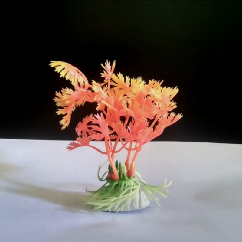 Hiasan Aquarium Tanaman Plastik Rumput Laut