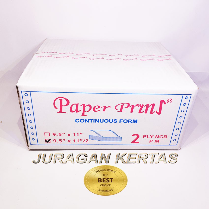 

CONTINUOUS FORM 9.5 X 11/2 2PLY PAPERPRYRNS PRS - BAGI 2
