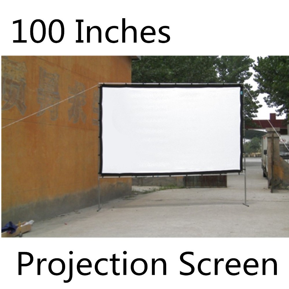 ORIGINAL LAYAR PROYEKTOR 100 INCH, UKURAN 120 X 220 CM