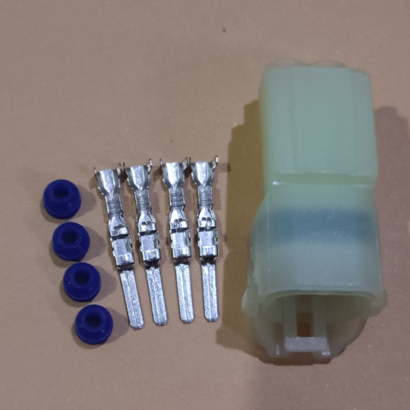 Soket Male DLC Honda & Kawasaki 4 Pin