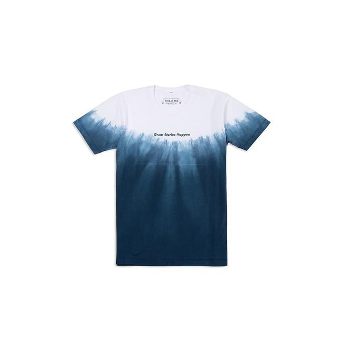 ( BISA COD ) Tirajeans Tie Dye T-Shirt Tts202S21304S20 Navy - Navy, L LIMITED EDITION [Kode 1|Kode