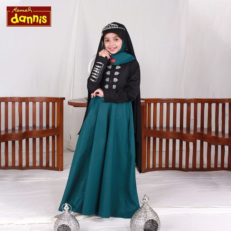 SIZE 1 PROMO MUSLIM ANAK PEREMPUAN D'NINGRAT BY RUMAH DANNIS / SALE DANNIS / JUBAH DANNIS / TAQWA DA