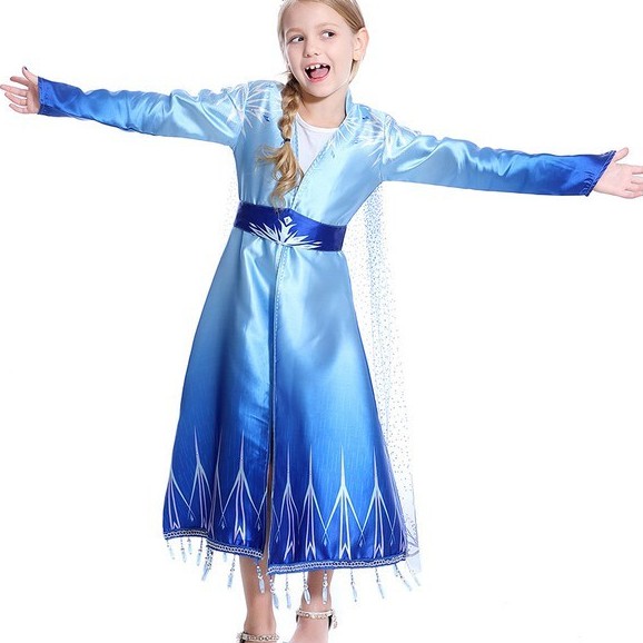 ELSA DRESS FROZEN 2 COSTUME kostum princess elsa frozen2