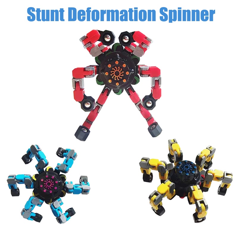 DIY Deformed Fidget Spinner Chain Toys For Children Antistress Hand Spinner Vent Toys Adult Stress Relief Sensory Gyro Gift