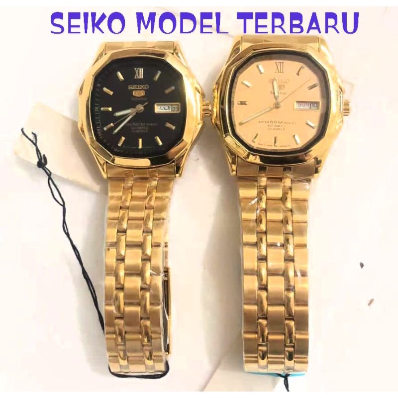 Jam Tangan  Pria Otomatis Terbaru Asli Tanpa Batrai | Jam Tangan Seiko Gold Clasic