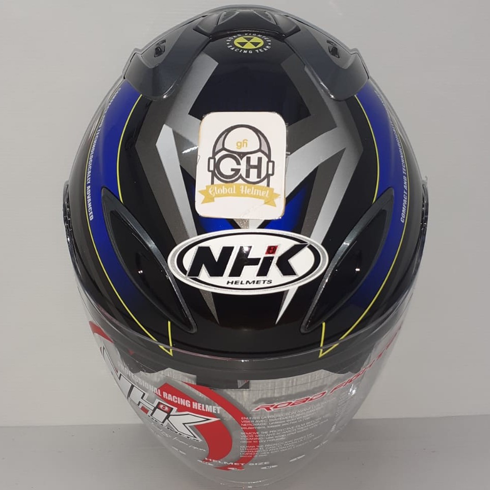 HELM NHK R6 MOTIF RALLY BLACK BLUE