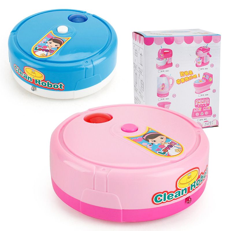Mainan vacum cleaner robot baterai anak