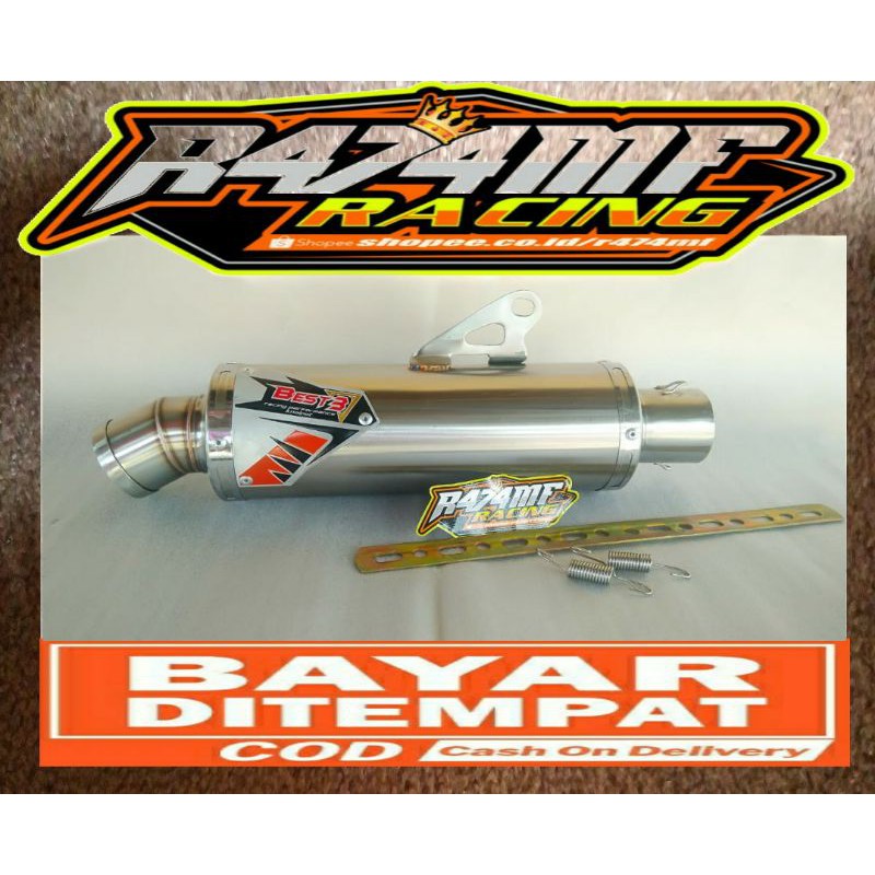 KNALPOT BEST3 SILINCER KNALPOT BEST3 (SILINCER ONLY) BUAT NMAX AEROX BEAT VARIO SCOOPY PCX LEXI DLL