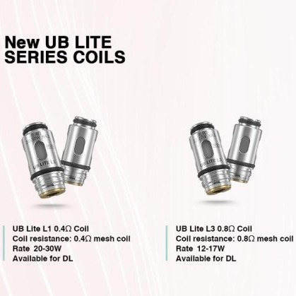 AUTHENTIC COIL LOST VAPE UB LITE POD KIT 0.4 OHM &amp; 0.8 OHM COILS