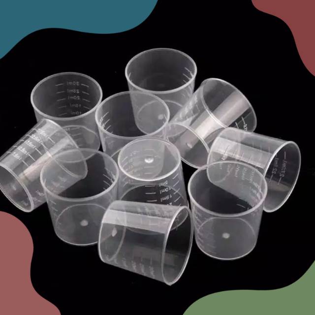 Gelas Ukur/Gelas Takaran 30ml Bahan Plastik