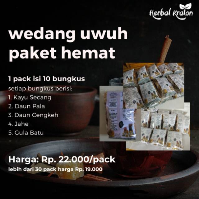 

Wedang Uwuh Hemat