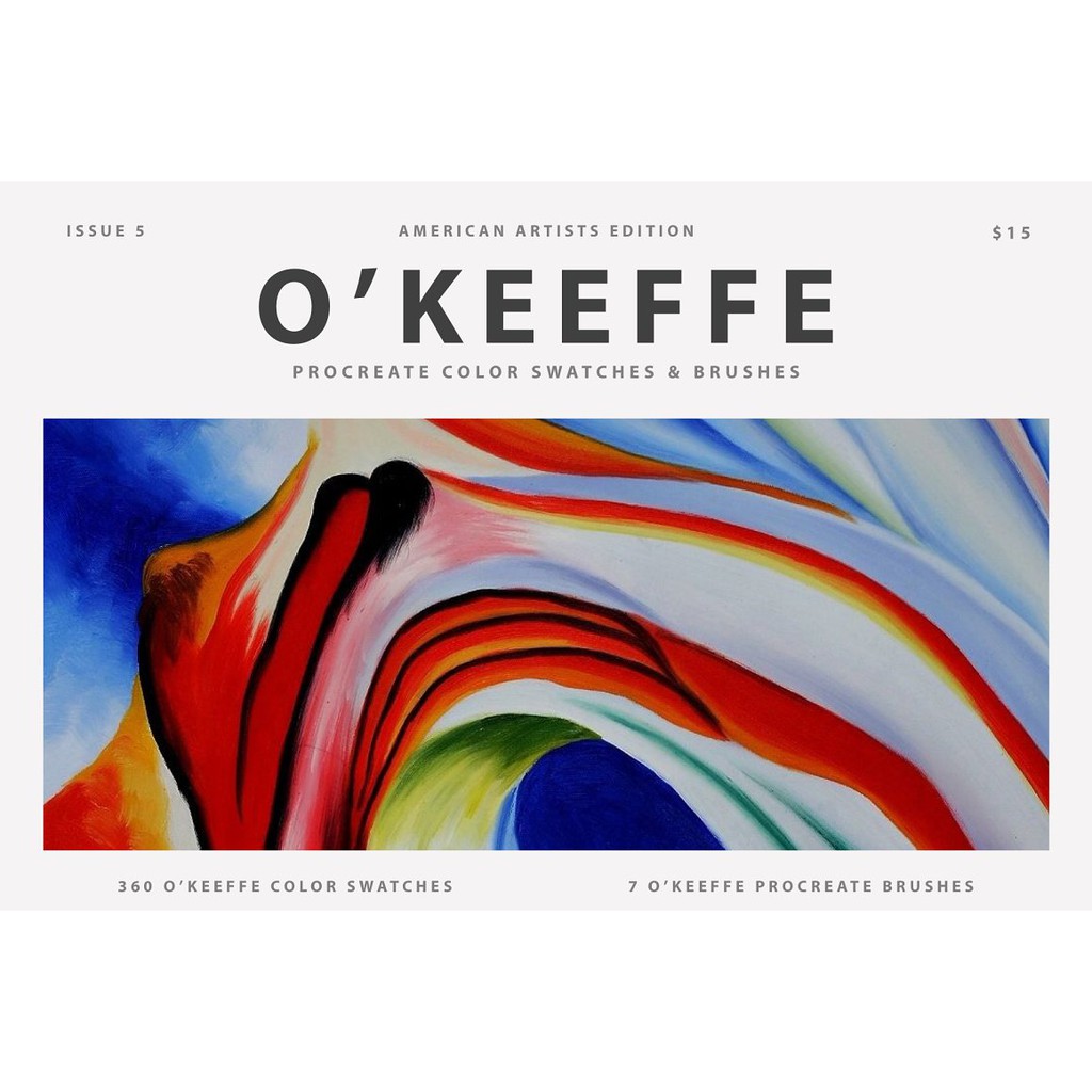 Procreate Brush - Georgia O' Keeffe