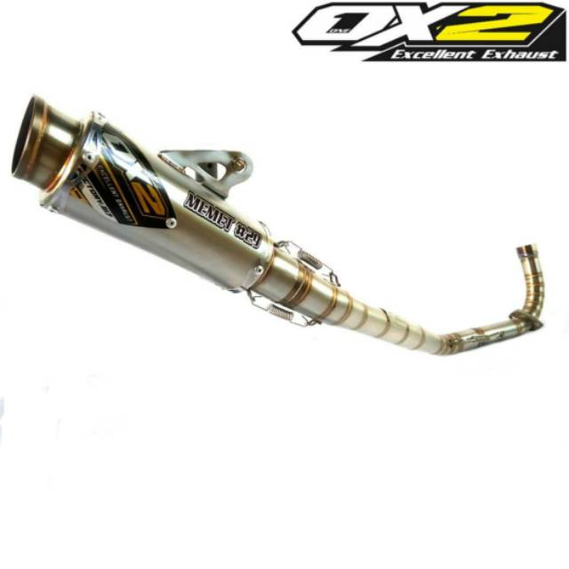 Knalpot roadrace bebek jupiter,blade,shogun,dll OX2 Racing