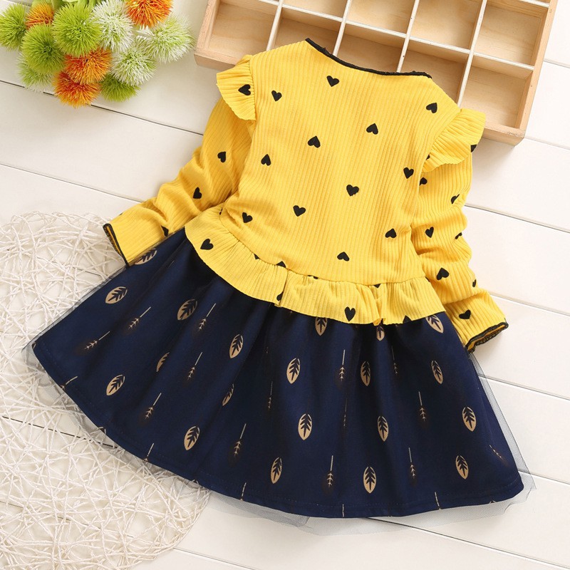 CHUBBI 12 Dress Anak Perempuan L.Panjang Print Love