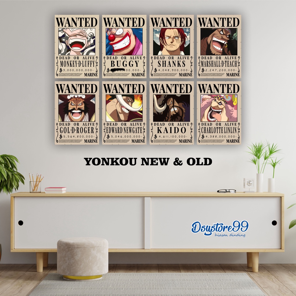 Poster Bounty One Piece Yonkou