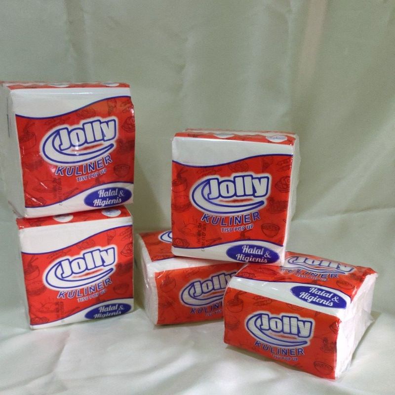 Tisu Joly 100 sheet 2 ply | Tissue Serbaguna | Tisuu Muka Dapur Mobil | Tissu Kamar Mandi Kantor Meja Travel Tas Kocek Mini