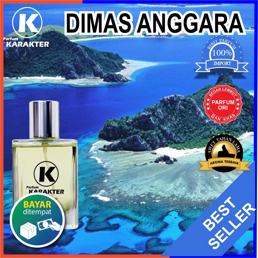 Bisa Cod | Parfum Cowok Dimas Anggara  bibit Parfum Import Wangi &amp; Tahan Lama  Kemasan 50ml