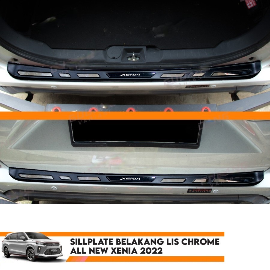 Sillplate Belakang All New Xenia 2022 Lis Chrome