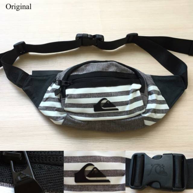 Kompek tas pinggang pria quiksilver hurley wr