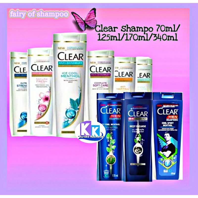 CLEAR Shampo 170ml / 70ml