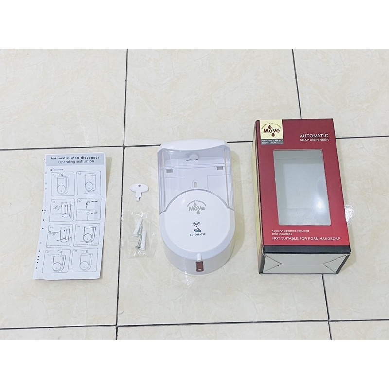 Soap Dispenser Automatic Sensor Tempat Sabun Cair Hand Sanitizer Wall