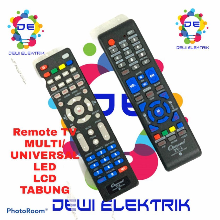 REMOTE TV MULTI / UNIVERSAL dan bisa REMOTE PARABOLA - OSMOND TV 1