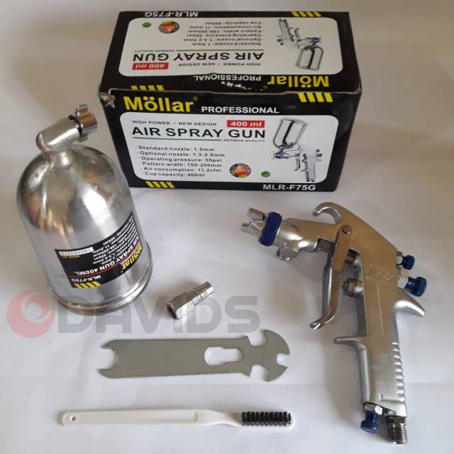 Mollar Spray Gun Semprotan Cat Semprot F75G 400cc