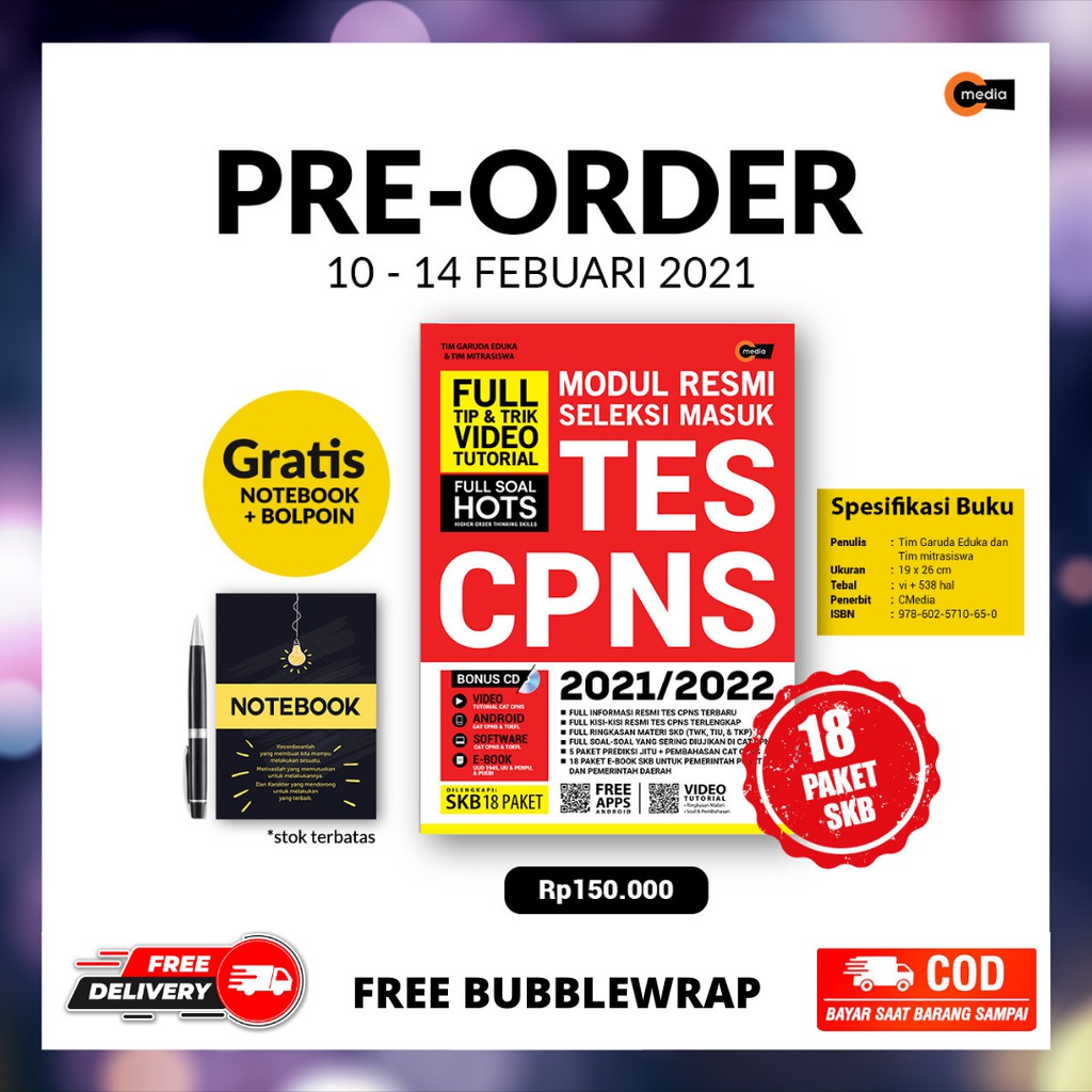 Buku Bestseller Tes Cpns 2019 2020 2021 2022 Shopee Indonesia